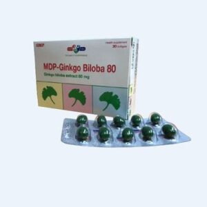 Bổ não MDP - Ginkgo BIloba 80mg ( hộp 30 viên nang mềm )